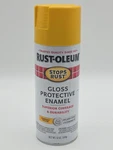 Rust-oleum 7747830 Stops Spray Paint, 12-OUNCE, Gloss Sunburst Yellow New. Price: $12.97.