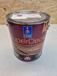 Sherwin Williams Super Deck Waterborne Semi Transparent Stain, 3563 Redwood, 2 Open. Price: $22.00.
