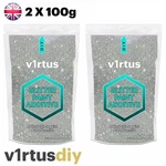 2 X V1RTUS Silver Holographic Glitter For Emulsion Paint Walls Ceilings Bedroom New. Price: $14.84.