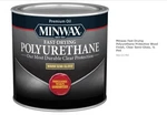 Minwax Fast Drying Polyurethane Protective Wood Finish, Clear Semi-gloss, Pint New. Price: $14.80.