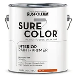 Gal Rust-oleum 380215 White Sure Color Interior Paint + Primer, Flat New. Price: $40.03.
