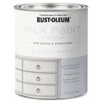 Rust-oleum 331049 Milk Paint Finish Classic White Qt New. Price: $27.99.