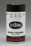 Testors 1258T White Flat Enamel 3 Oz. Spray Paint Can New. Price: $6.99.
