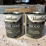 2-VARATHANE 245536 Premium Wood Stain, Oil Based, Olive Brown, 1 Quart New. Price: $29.87.