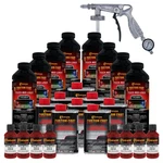 Custom Coat Blood Red 2 Gal Urethane Spray-on Truck Bed Liner Kit With Gun New. Price: $369.99.