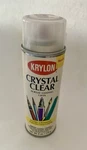 Vintage Krylon 1303A Paper Label Spray Paint Can Crystal Clear Coat 6OZ Used. Price: $19.99.