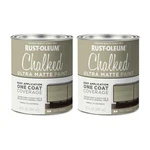 Rust Oleum Ultra Matte Chalked Paint 30OZ Pack Of 2 Tate Green Vintage Finish New. Price: $57.39.
