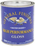 General Finishes High Performance Water Based Topcoat, 1 Pint, Gloss New. Price: $55.99.