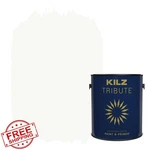 Kilz Tribute Interior Satin Paint Primer Ultra Bright White 1 Gallon New. Price: $81.16.