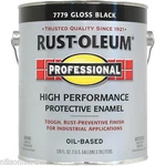 Gal Black Gloss Rust-oleum Protective Control Enamel Paint 7779-402 New. Price: $158.89.