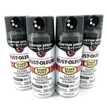 Rust-oleum Gloss Protective Enamel Spray Paint 12 Oz Lot Of 4 Charcoal Gray New. Price: $29.99.