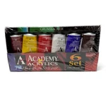 Grumbacher Academy Acrylics Tube Paint Set Primary Colors 3OZ Each C1026 New. Price: $29.00.