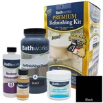 Bathworks Diy Bathtub Refinishing Kit With Slip Guard High Gloss Black 22OZ New. Price: $120.27.