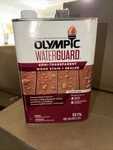 Olympic Waterguard Gal. Sequoia Red Semi-transparent Wood Stain + Sealer 55174 New. Price: $34.00.