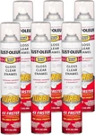 Rust-oleum 353345-6PK Stops Turbo Spray System Paint, 24 Oz, Gloss Cl New. Price: $78.27.