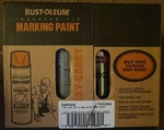 12 Pack Rust-oleum 15 Oz. Red-orange Inverted Marking Spray Paint New. Price: $75.62.
