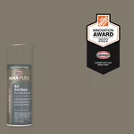 12 Oz. Satin Chocolate Pretzel Interior/exterior All Surface Spray Paint And Pri New. Price: $10.50.