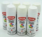 Lot Of (7) Krylon Colormaster Spray Paint + Primer White And Semi-gloss New. Price: $65.99.