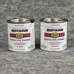 Rust-oleum 7792730 Stops Brush On Paint, Half Pint, Gloss White Lot Of New. Price: $15.87.