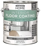 Rust-oleum Interior Floor Coating Base Ultra White, 3.61 New. Price: $72.25.