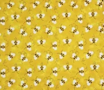 Yellow, Bees, Country Valance, Kitchen Curtain 43"W X 15"L, Gift New. Price: $13.45.