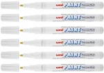 Uni-paint 63713 PX-21 Oil-based Permanent Marker, Fine Line, White, 6-PACK New. Price: $23.01.