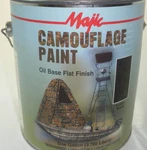 Majic 85118 Flat Black Camoflage Paint Gallon New. Price: $57.24.