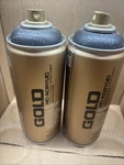 Montana Gold Spray Paint - Black S9000 400ML 2 Cans New. Price: $25.00.