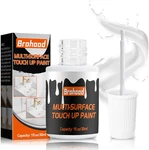 Brohood White Touch Up Paint, Appliance Kitchen Cabinet Bathtub Paints For Wall, New. Price: $11.33.