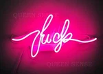 Fvck Pink Acrylic 14" Neon Light Sign Lamp Bedroom Wall Decor House Home New. Price: $64.99.
