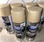 One Rust-oleum Spray Peelable Rubber Coating Gloss Sand 11 Oz New. Price: $7.49.