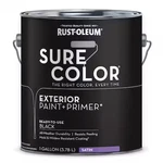 Rust-oleum 394677 Exterior Paint And Primer, Satin, Water Base, Black New. Price: $42.89.