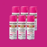Pack Poppy Pink Stops Rust Gloss Protective Enamel Spray PAINT-347026 12 Oz New. Price: $51.52.