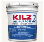 2 Gal. Primer & Sealer White Interior/exterior Multi-surface Kilz All Purpose New. Price: $37.97.