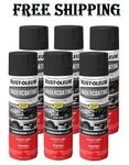 Rust-oleum 248657-6PK Rubberized Undercoating Spray, 15 Oz, Black, Pack New. Price: $41.69.