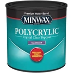 Minwax 233334444 Polycrylic Protective Wood Finish, Clear Satin, Pint New. Price: $24.51.