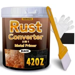 Horhiza In 1 Rust Converter & Metal Primer, 42 Black Fl Oz, New. Price: $26.99.