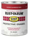 Rust-oleum 7762502 Stops Brush 32 Fl Oz (pack Of 1), Gloss Sunrise Red New. Price: $25.34.