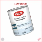 Krylon K04217000-13 Chalky Finish Half-quart, 16 Fl Oz (pack Of 1), Clear New. Price: $31.69.