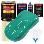 Tropical Turquoise Gallon Urethane Basecoat Clearcoat Car Auto Paint Kit New. Price: $353.99.