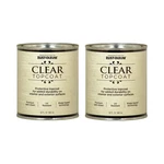 Rust-oleum 253613-2PK Metallic Accents Paint, Quart, Satin Clear, 32 Fl Oz (p... New. Price: $52.59.
