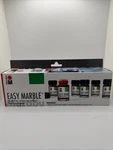 Marabu Easy Marble Starter Colors Effects On Plastic, Glass, Wood, Paper New. Price: $19.99.