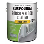 Rust-oleum 320473 1 Gal Floor Coating, Gloss Finish, Dove Gray, Water Base New. Price: $53.99.