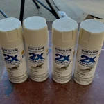 Rust-oleum Painter's Touch 2X Paint+primer Ivory Bisque Semi-gloss (4) New. Price: $35.00.