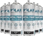 Polar Matte Black Direct Rust Spray Paint - 6 X 13.5FL Oz Protect And Stop New. Price: $78.99.