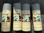 Rust Oleum American Accent Gray Stone Spray Paint 12OZ Textured Indoor Finish New. Price: $79.99.