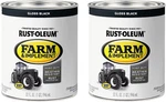 280104-2PK Farm & Implement Enamel Paint, Quart, Gloss Black (pack Of 2) New. Price: $68.98.