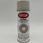 Krylon K18213 Coarse Stone Texture Finish Spray Paint, White Onyx, 12 Ounce New. Price: $19.99.
