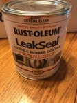 Flexible Rubber Coating Leakseal Crystal Clear Stops Rust Ships 24H New. Price: $42.88.