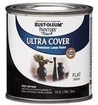 Rust-oleum 1976730 Painters Touch Latex, Half Pint, Flat Black New. Price: $28.27.